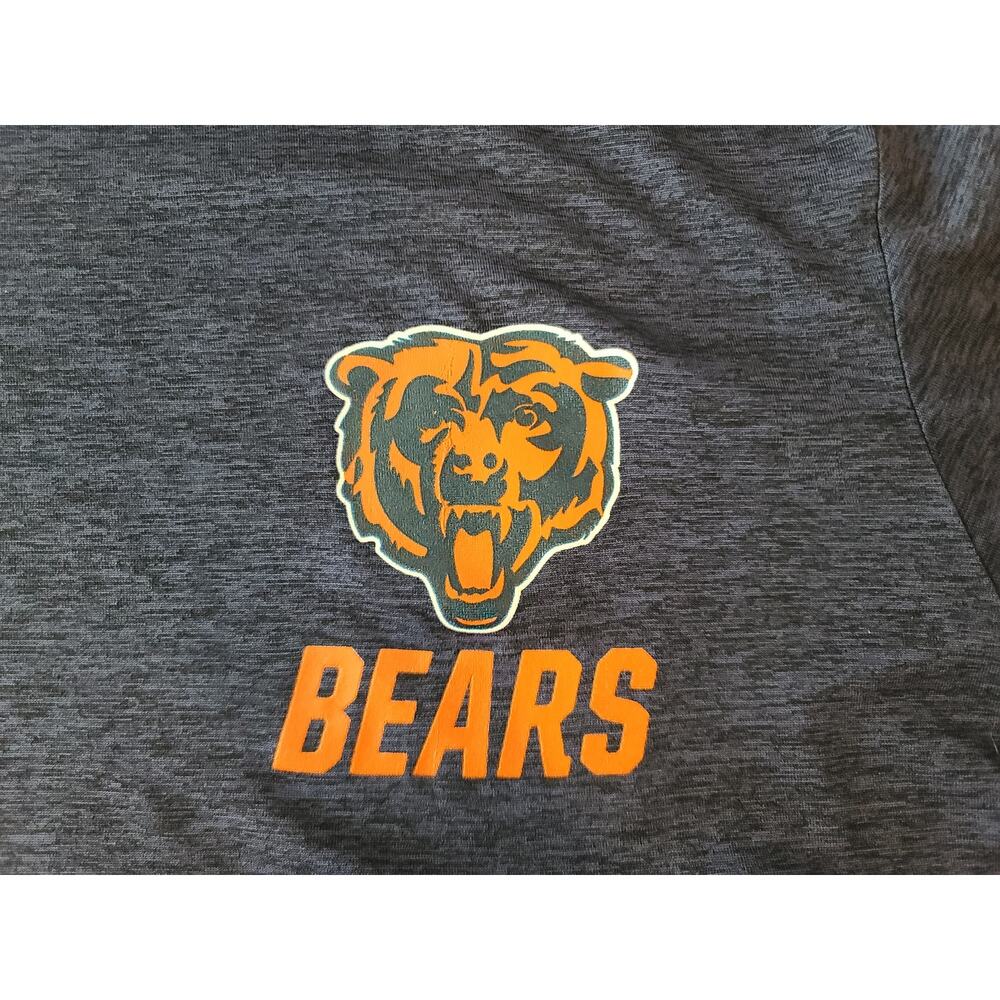 NFL Chicago Bears navy blue orange short sleeve shirt - XL